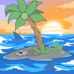 Crooked Palm Tree #1347