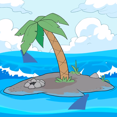 Crooked Palm Tree #2055