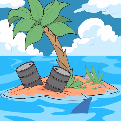 Crooked Palm Tree #711