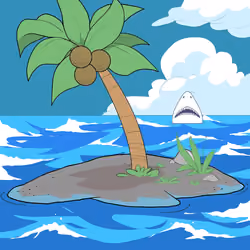 Crooked Palm Tree #1743
