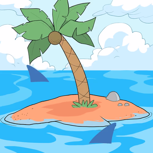Crooked Palm Tree #3282