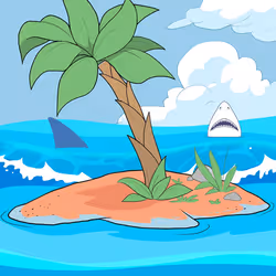 Crooked Palm Tree #2415