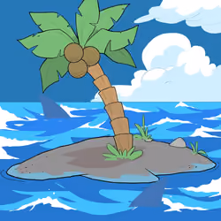 Crooked Palm Tree #2216