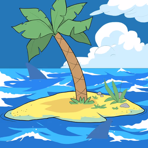 Crooked Palm Tree #1678
