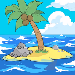 Crooked Palm Tree #3003