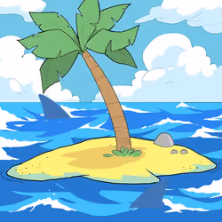 Crooked Palm Tree #2413