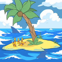 Crooked Palm Tree #1850