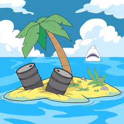 Crooked Palm Tree #2136