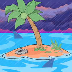 Crooked Palm Tree #724