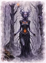 Frostevil dark goddess