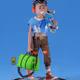 3498