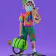 7695