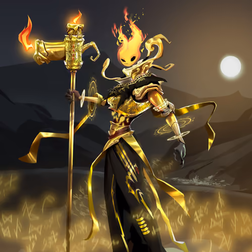 Golden Candlestick
