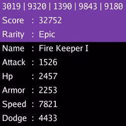 Fire Keeper I
