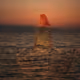 Sunset in the air