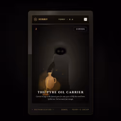 The Pyre Oil Carrier