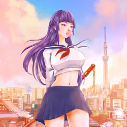 KOHARU and the Sunset/ 小春と夕焼け