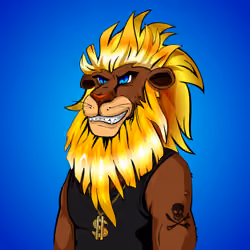Cheeky Lion #7377