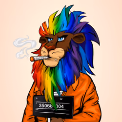 Cheeky Lion #2067