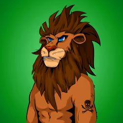 Cheeky Lion #1024