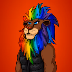 Cheeky Lion #7483