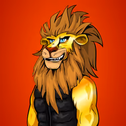 Cheeky Lion #3540