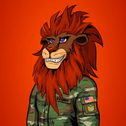 Cheeky Lion #7802