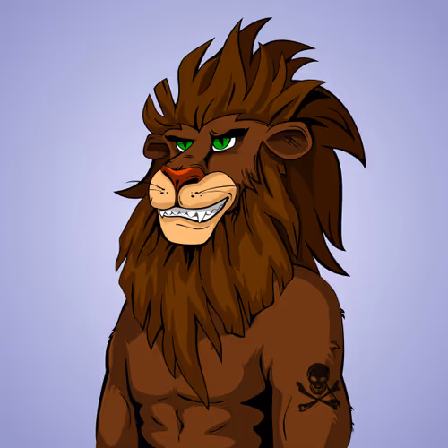 Cheeky Lion #6381