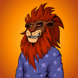 Cheeky Lion #2195