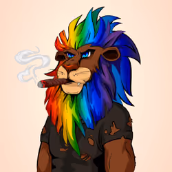 Cheeky Lion #6108