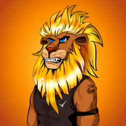 Cheeky Lion #5743