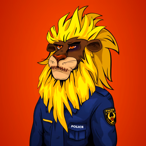 Cheeky Lion #7683