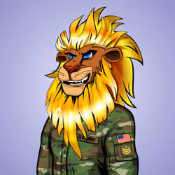 Cheeky Lion #5032