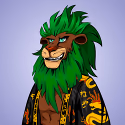 Cheeky Lion #6017