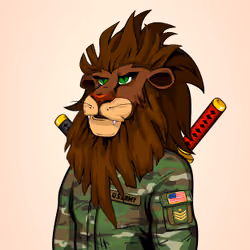 Cheeky Lion #5034
