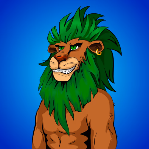 Cheeky Lion #6075