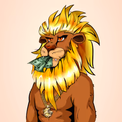 Cheeky Lion #7545