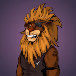 Cheeky Lion #6380