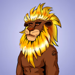 Cheeky Lion #4665