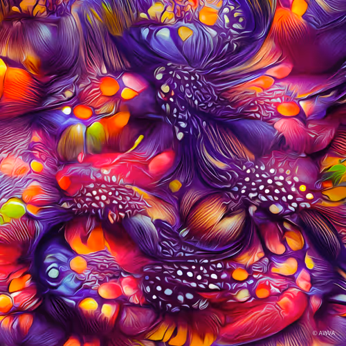 Psychedelic Fractal Art. AINFT. #151
