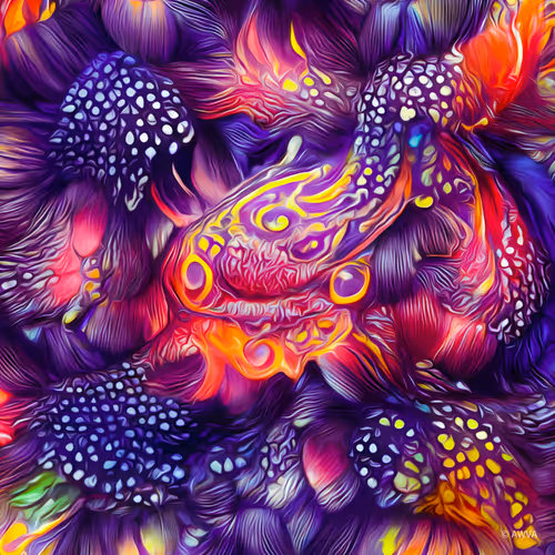 Psychedelic Fractal Art. AINFT. #150