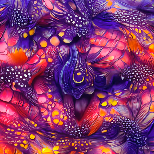 Psychedelic Fractal Art. AINFT. #148