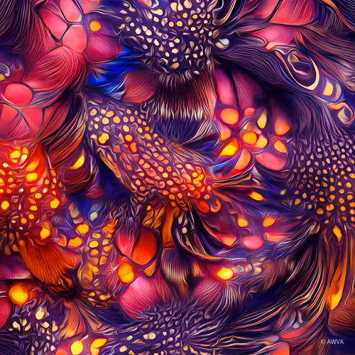 Psychedelic Fractal Art. AINFT. #146