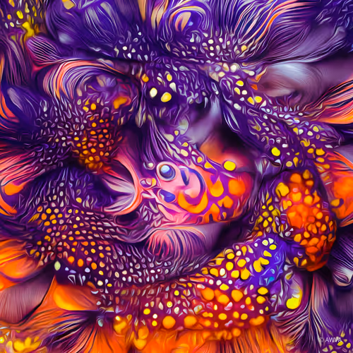 Psychedelic Fractal Art. AINFT. #149