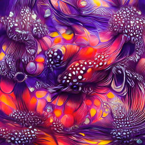Psychedelic Fractal Art. AINFT. #147