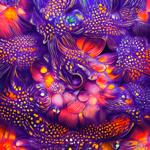 Psychedelic Fractal Art. AINFT. #152