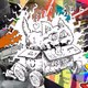 KOOL SKULL'S THRASH BANNERZ #5349