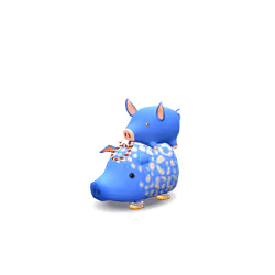 Pミニトン青ミルク