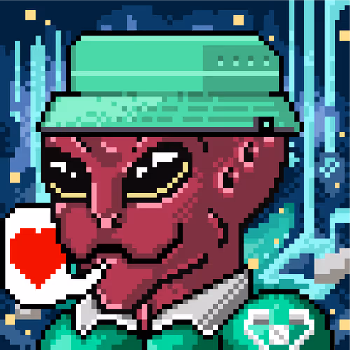 Pixel Aliens By Serpentipity
