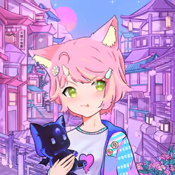 Cupcat Catgirl 9970